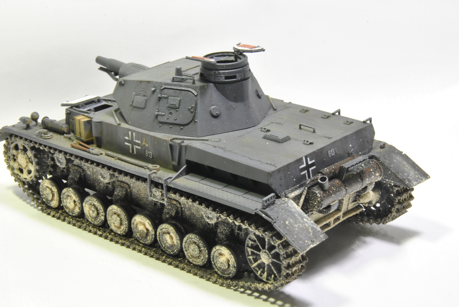 Bench model PzKpfw IV ausf D - My, Modeling, Tanks, Longpost