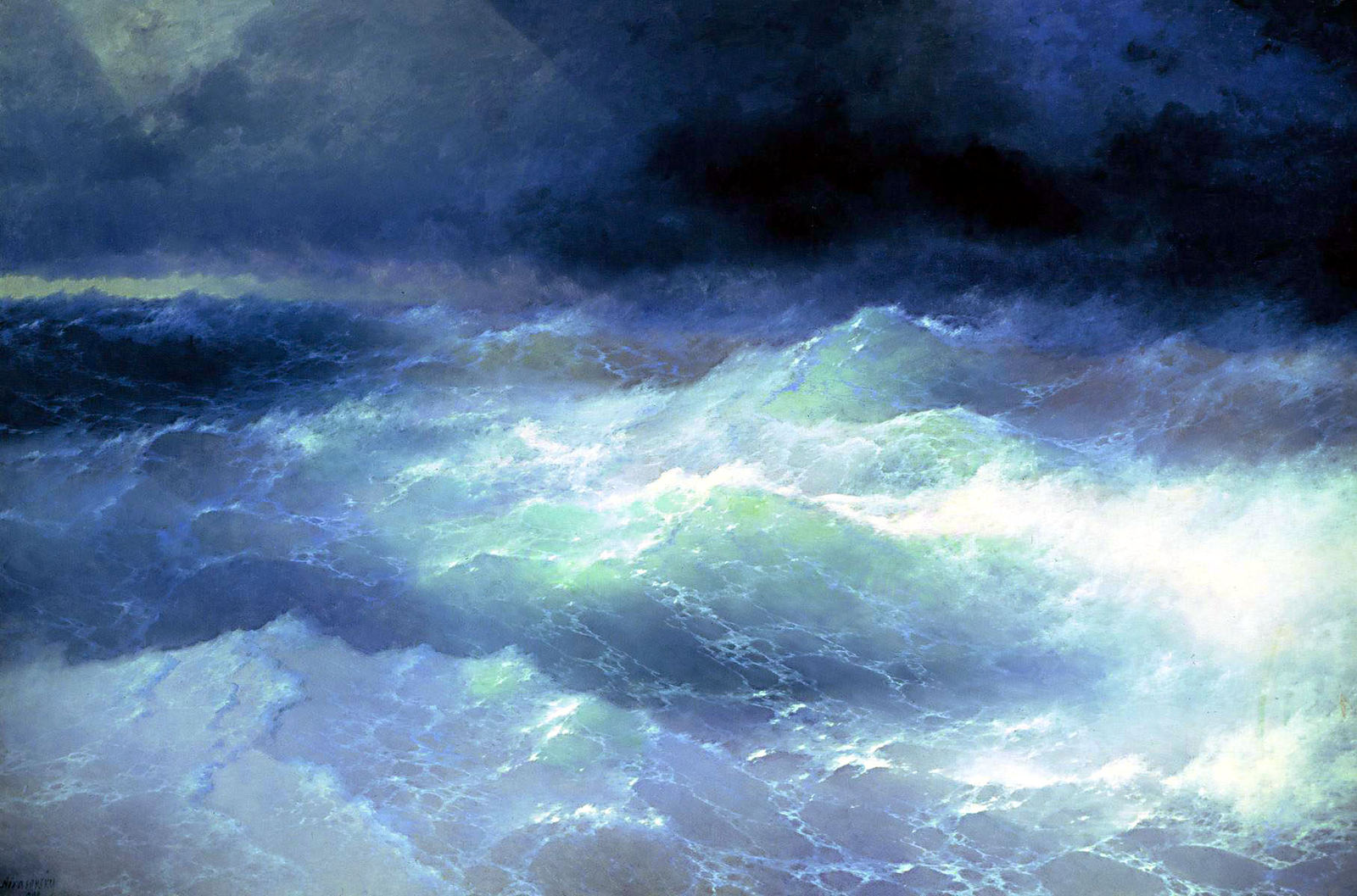 Among the waves - Aivazovsky, , Artist, Painting, Art, Story, Longpost