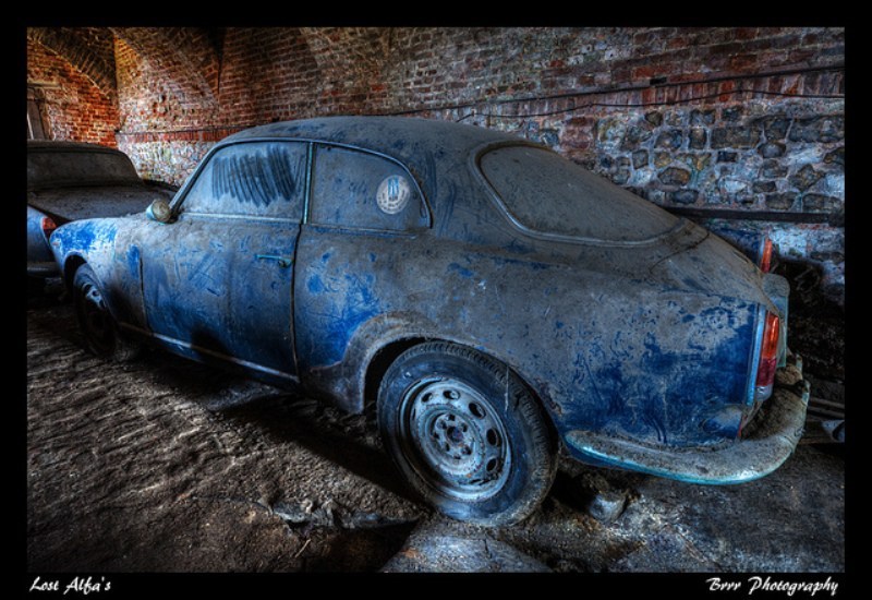 Forgotten Alfa Romeos in an old Belgian castle! - Translation, Alfa romeo, Locks, Find, , Longpost, Video