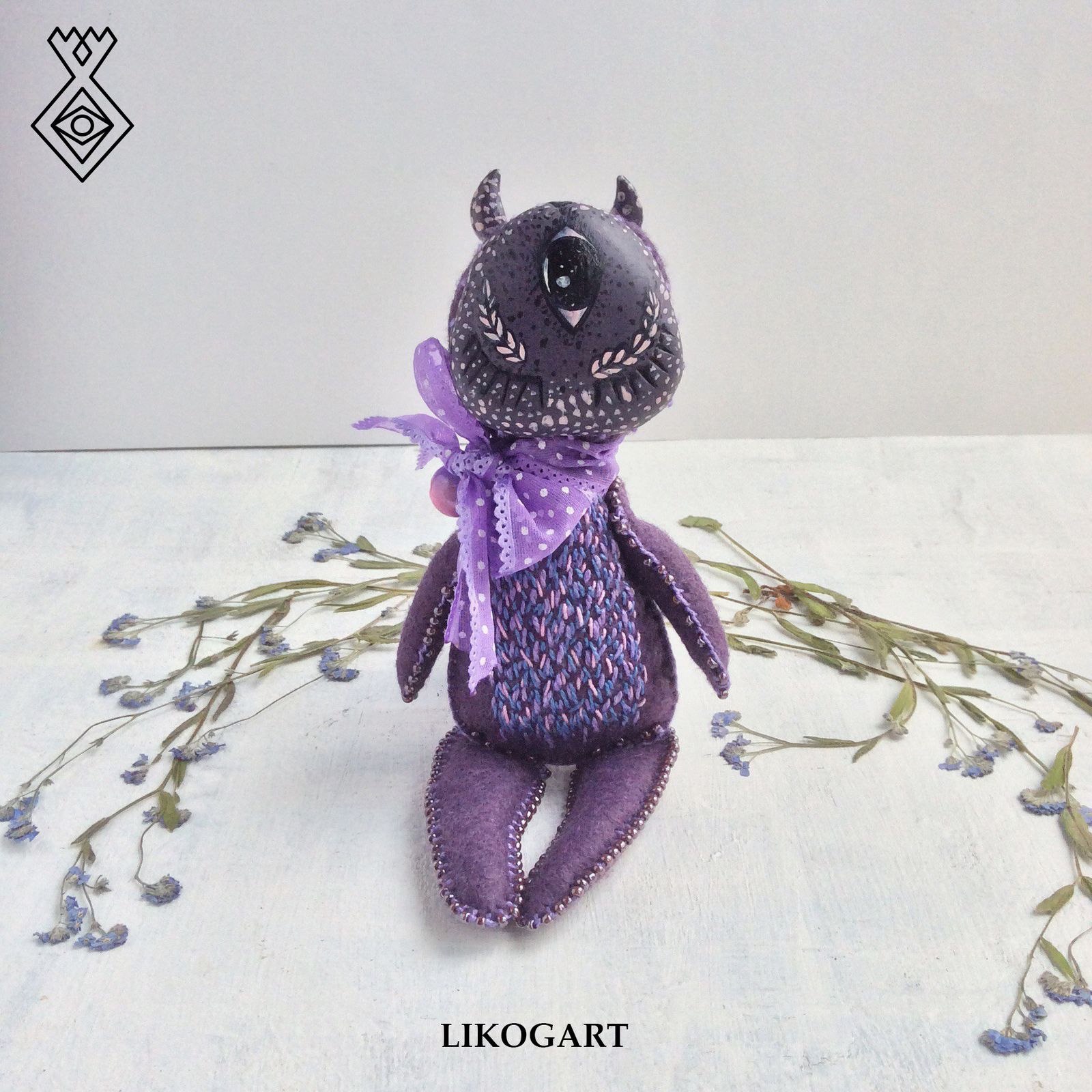 Lavender. Author's doll. - My, , Doll, Handmade, Needlework, Author's toy, Lavender, Soft toy, With your own hands, Longpost