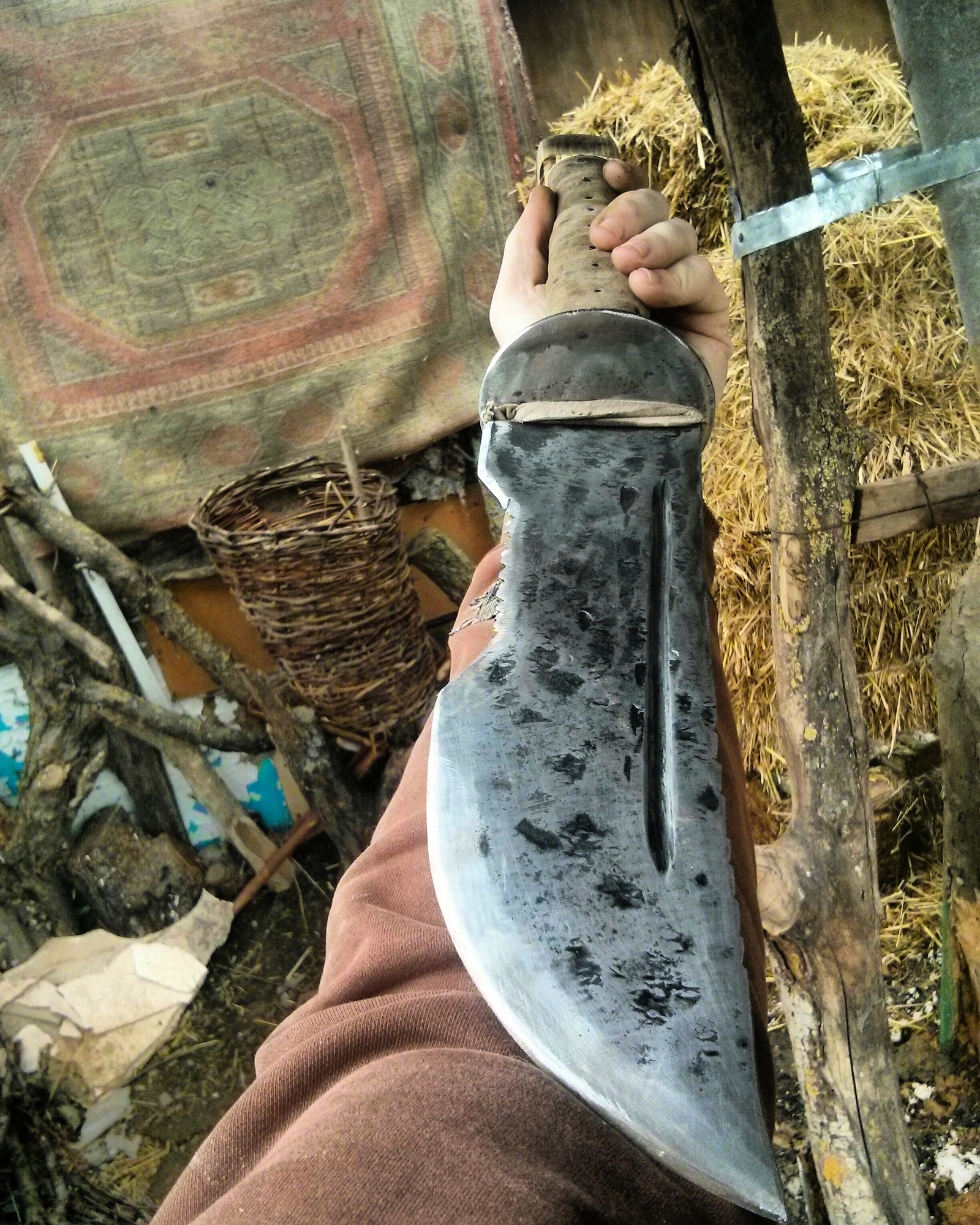 Orc Dagger - My, Dagger, Orcs, Forging, , My, Longpost, Handmade