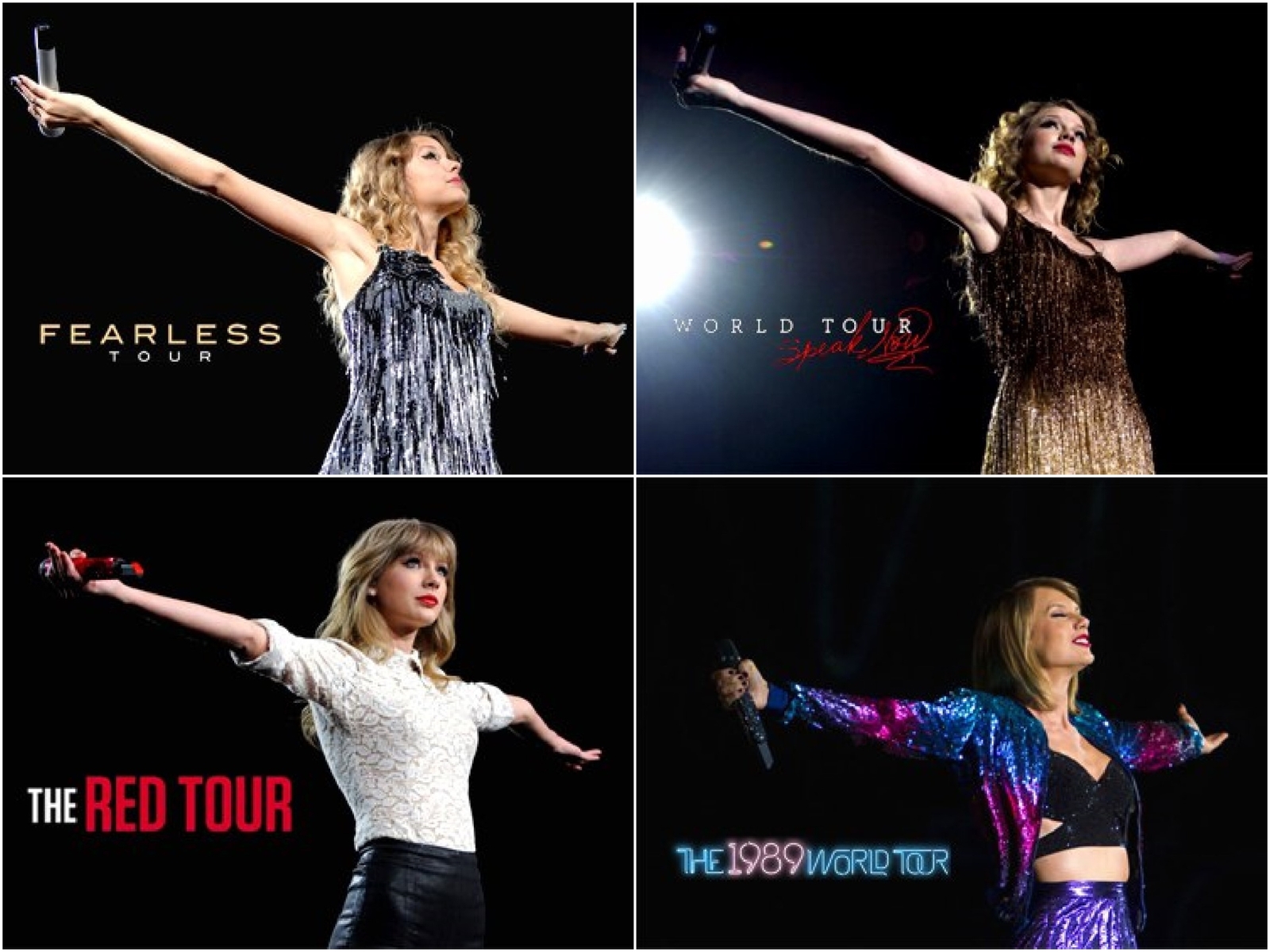 four eras - Taylor Swift, 