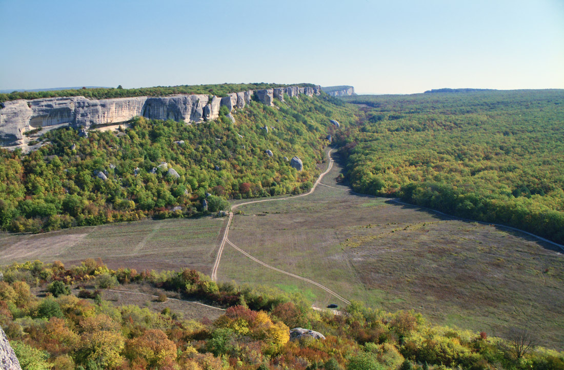 Eski-Kermen in autumn. - My, Crimea, Eski-Kermen, Russia, camera roll, Photo, Autumn, The mountains, Caves, Longpost