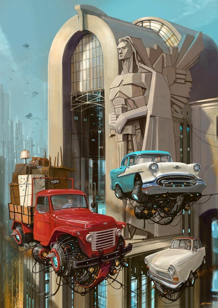 Geek Art №23 - Longpost, Art, , Alejandro Burdisio, Dieselpunk