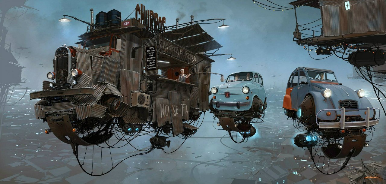 Geek Art №23 - Longpost, Art, , Alejandro Burdisio, Dieselpunk