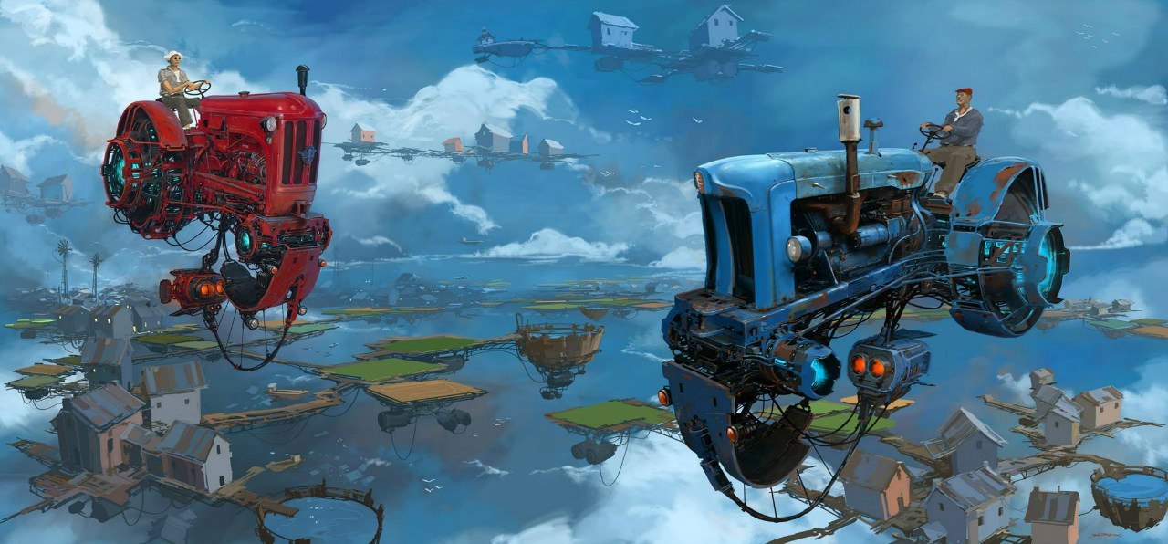 Geek Art №23 - Longpost, Art, , Alejandro Burdisio, Dieselpunk