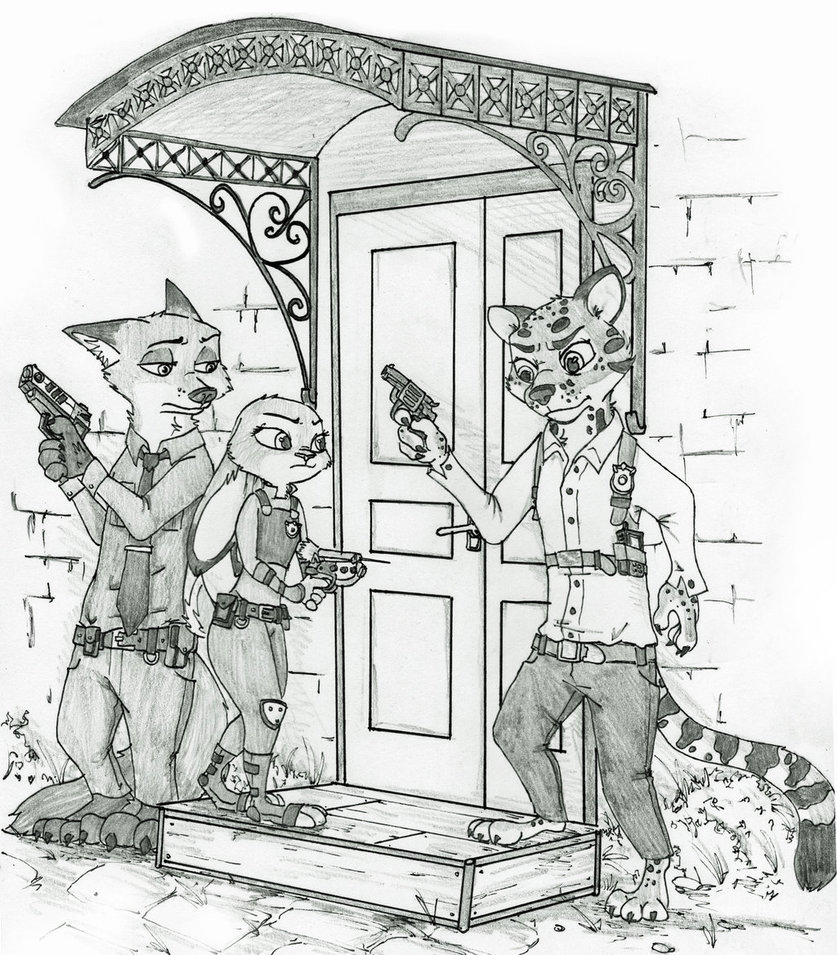 Storm - Ziegelzeig, Nick wilde, Judy hopps, Zach, Zootopia