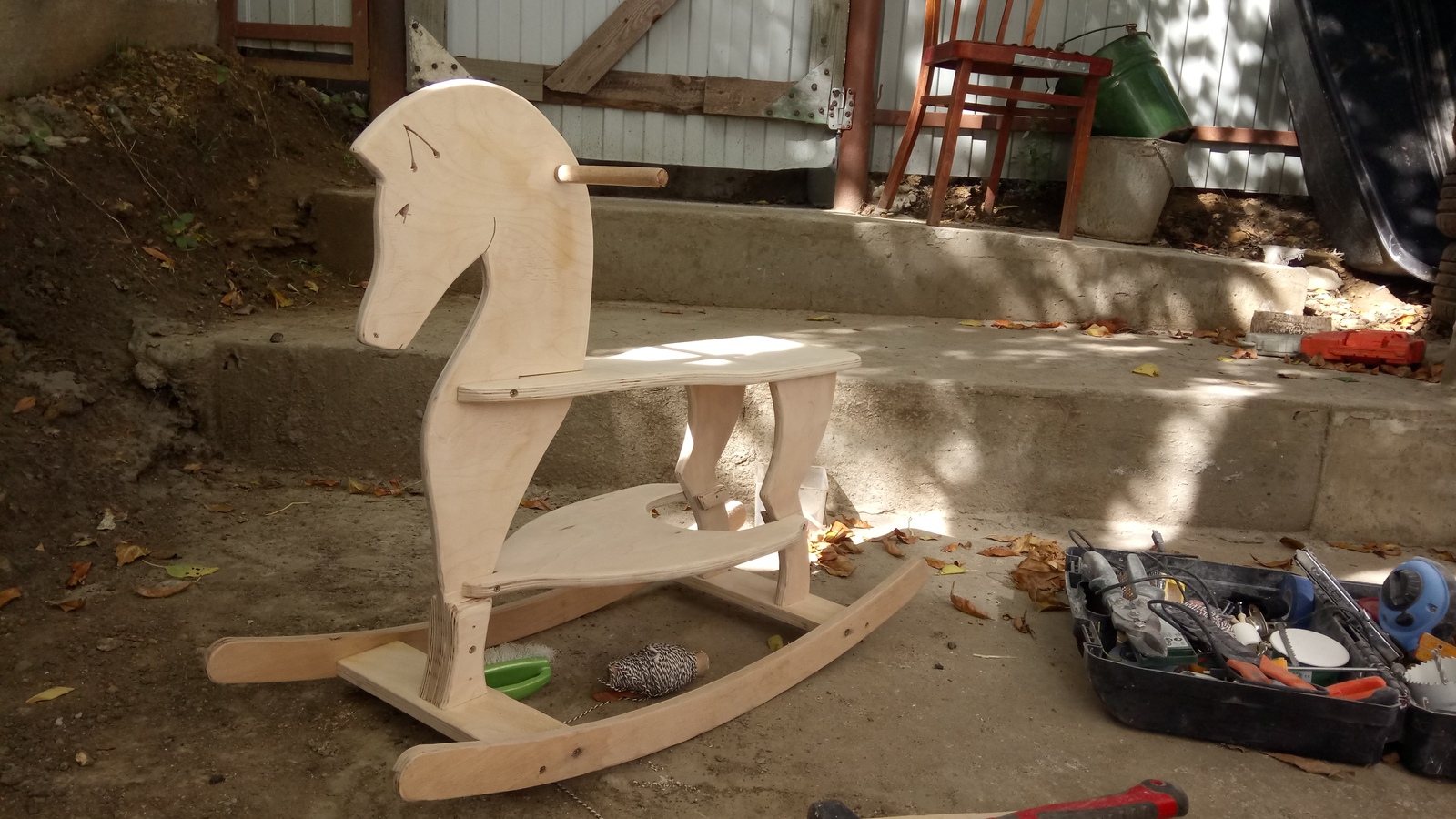 Baby rocking horse (long post with pictures) - Toy horse, Children, Rukozhop, Wooden Toys, With your own hands, Longpost