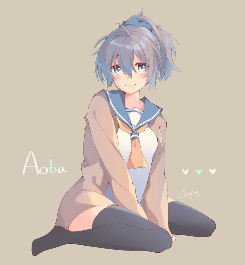 By  chrono (himadon) - Anime, Anime art, Kantai collection, Aoba