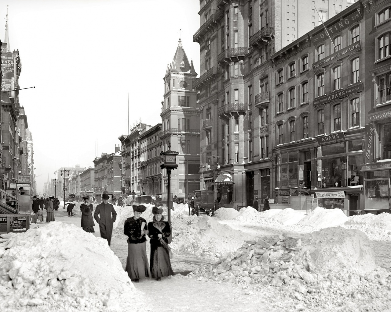 1905-й год,  Нью-Йорк - Нью-Йорк, Ретро