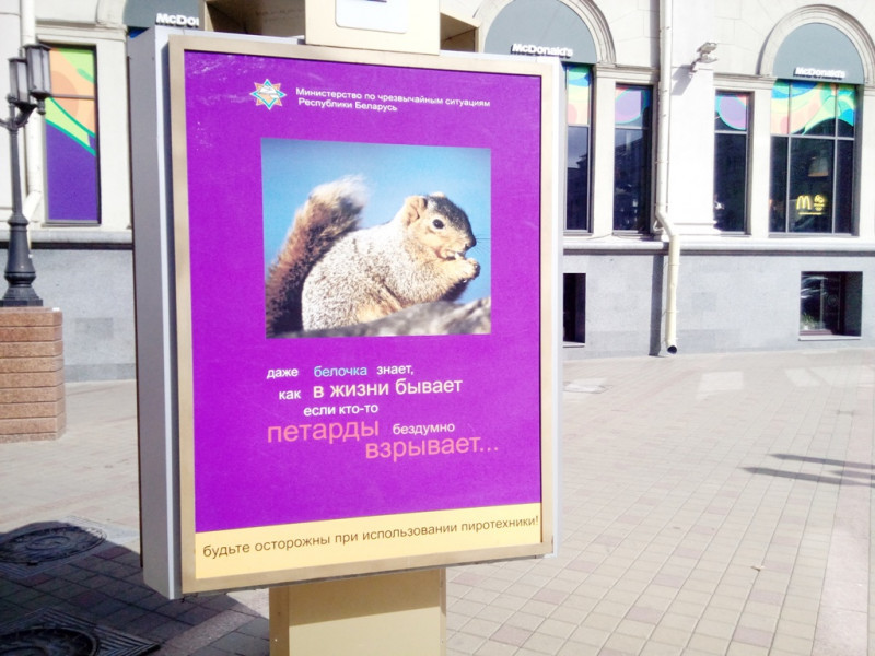 What does the squirrel know - Squirrel, Ministry of Emergency Situations, Caution