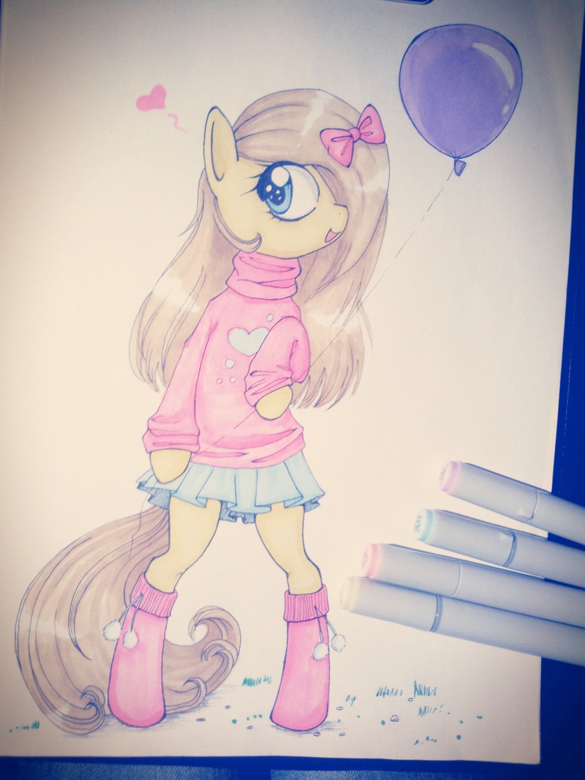 Just pony - My, My little pony, Pony, Drawing