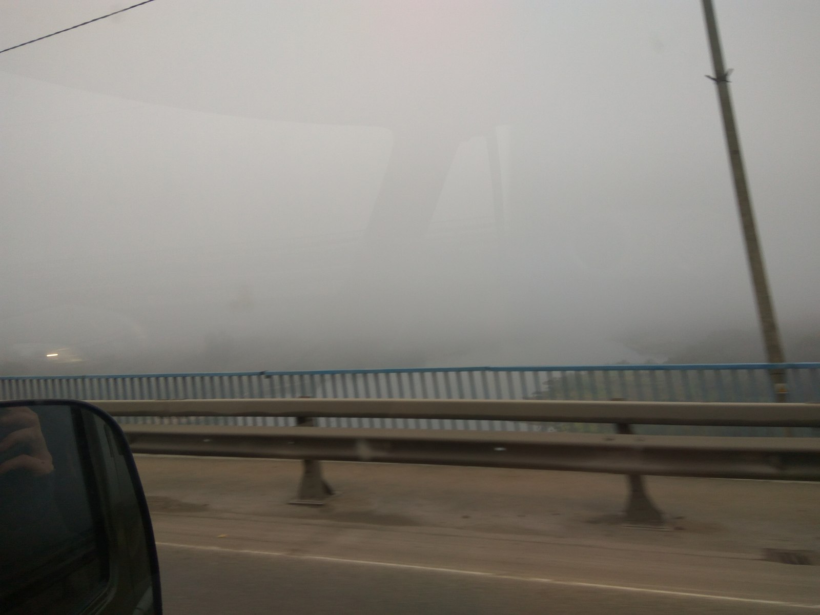 Утро в городе на Оке - Моё, Утро, Туман, Ока, Silent Hill