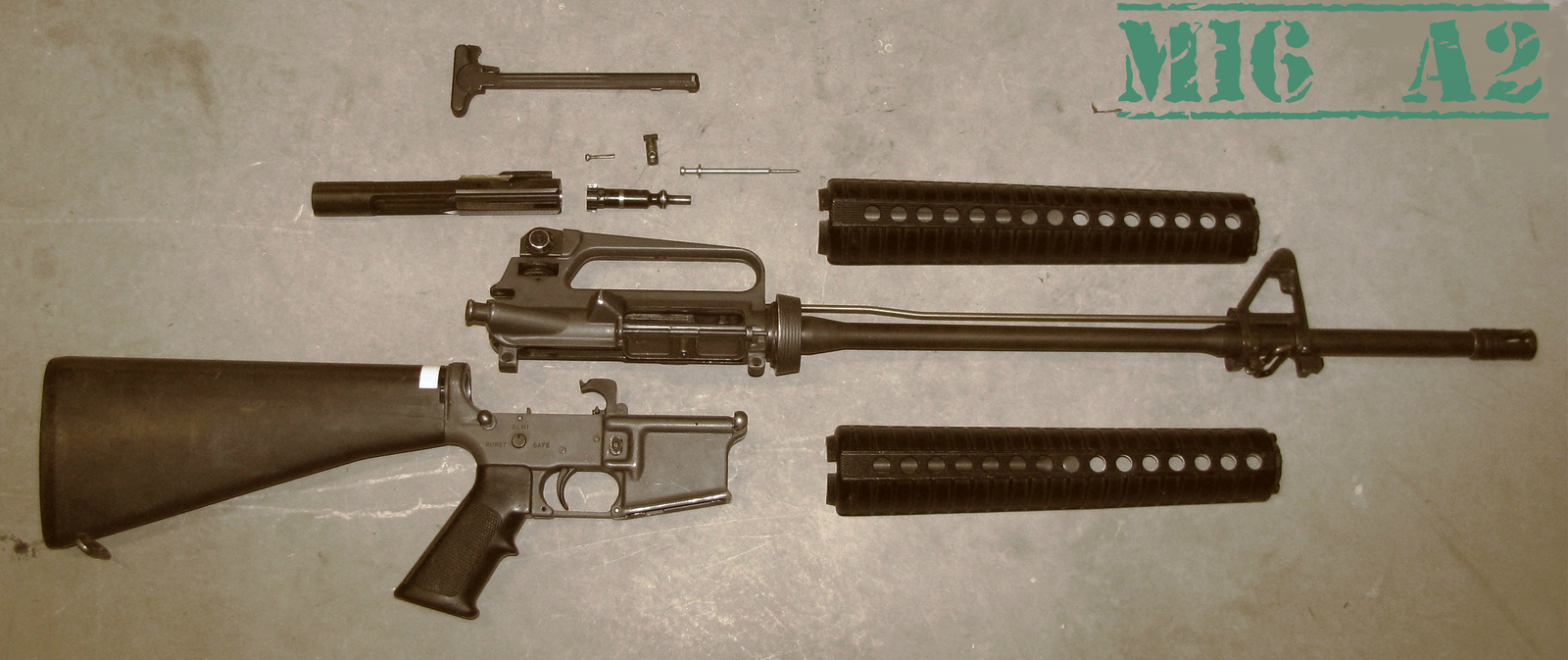 M16 A2 assault rifle (USA) - Weapon, Weapon, Rifle, , Longpost