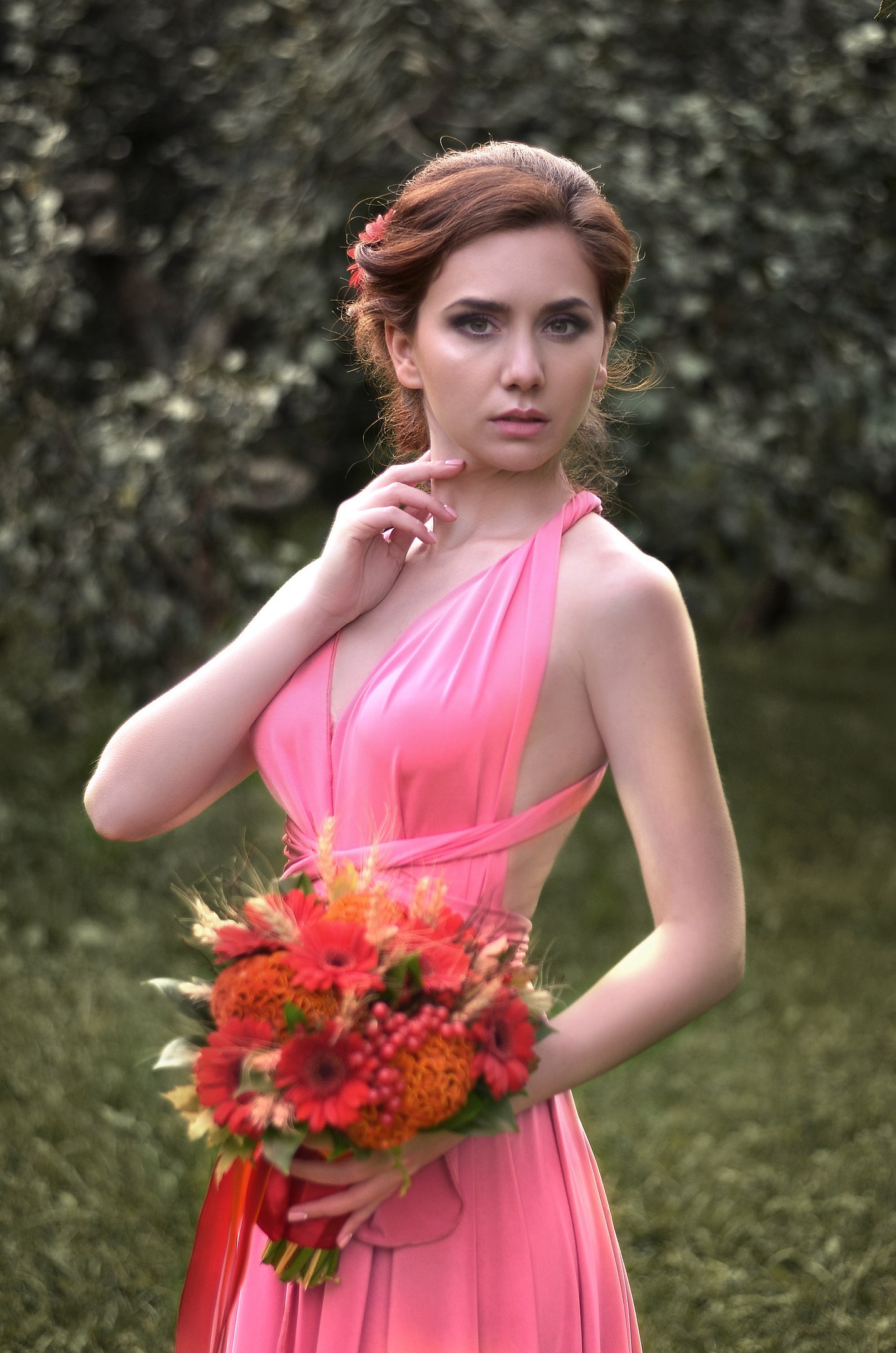Photographer. I present my work for viewing. - My, PHOTOSESSION, VDNKh, Girls, The dress, Bouquet, Bride, Longpost
