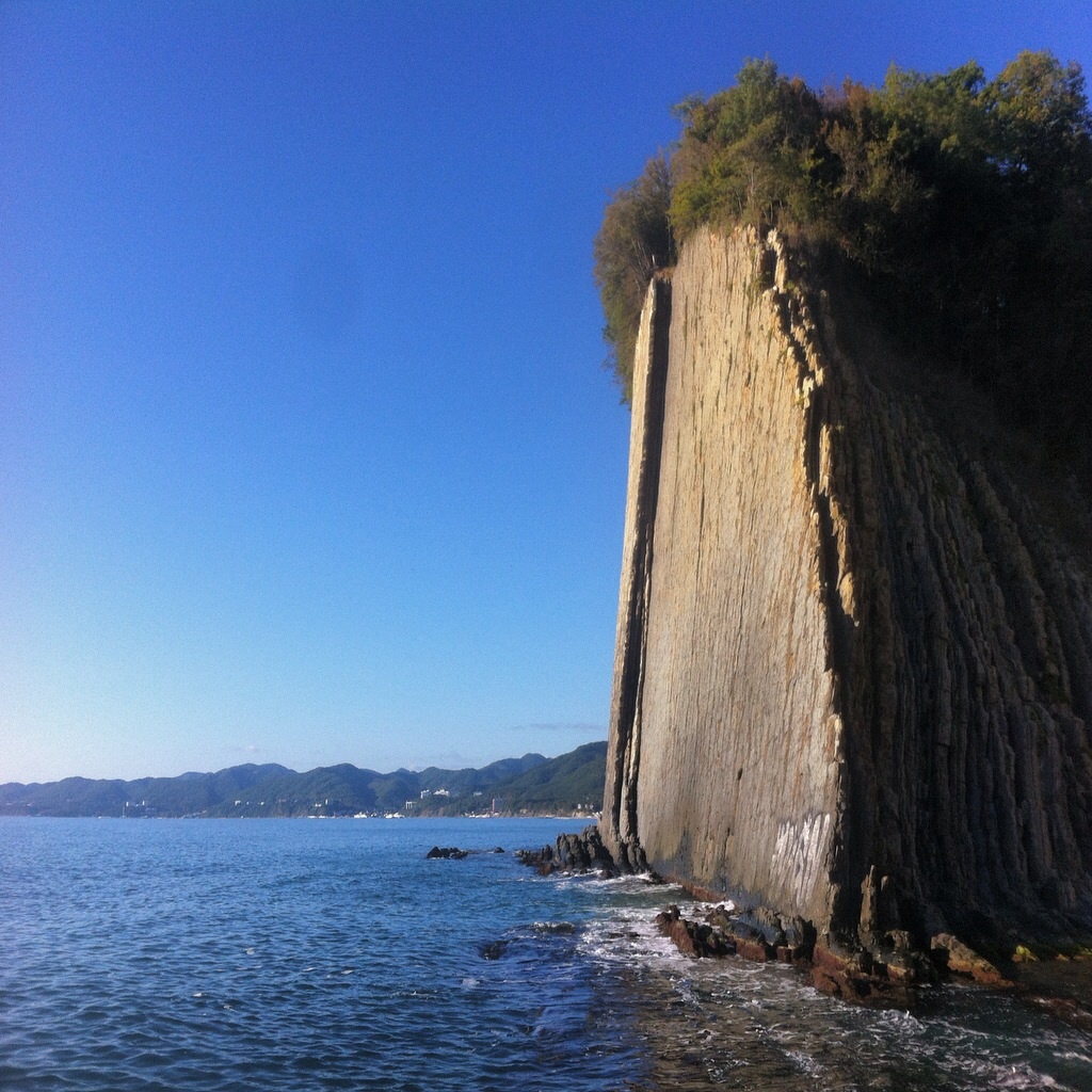 Kiseleva Rock - a natural monument of the Tuapse district of the Krasnodar Territory - My, , Kiselev Rock, My, Black Sea, Longpost, Photo, Text, Travels