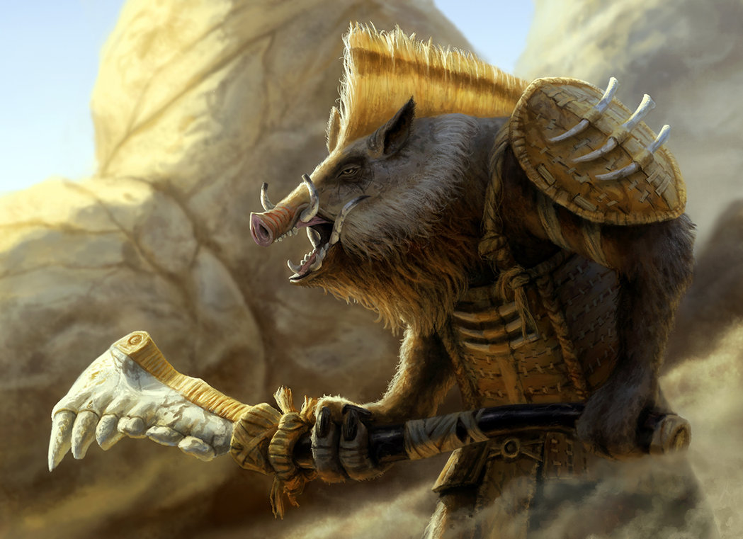 Briefly about quilboar - My, Longpost, Bayun's bestiary, Wow, , , , Substance20, World of warcraft