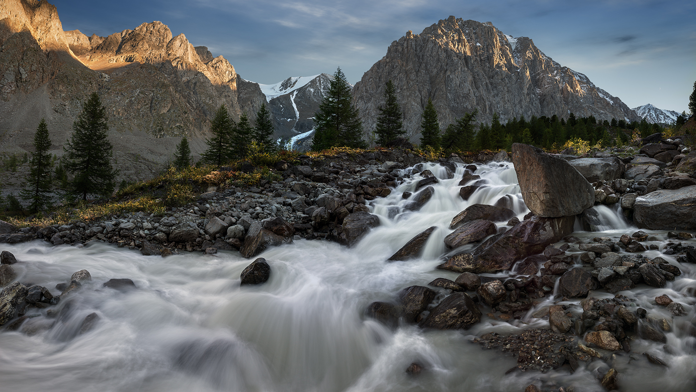 Altai - Altai, Nature, The nature of Russia, Russia, Kurai steppe, Severo-Chui Range, Aktru Gorge, Longpost, Altai Republic