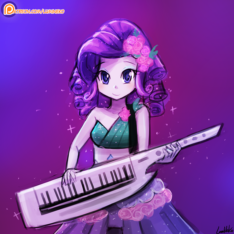 Rarity Rocks! - My Little Pony, Rarity, Equestria Girls, Legend of Everfree, Lumineko