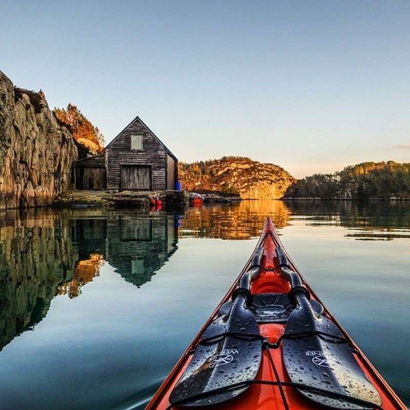 Stunning photos of the Norwegian fjords - Photo, Longpost, Norway, , , Kayak