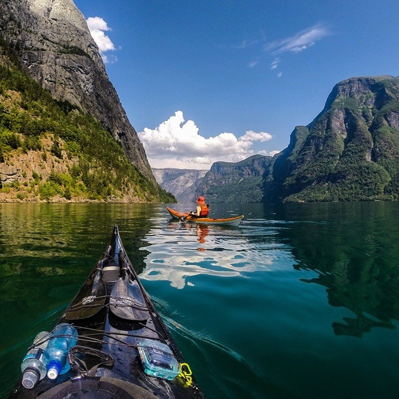 Stunning photos of the Norwegian fjords - Photo, Longpost, Norway, , , Kayak