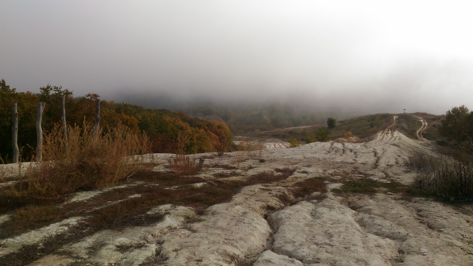 Belgorod in the morning - My, Fog, Belgorod, Chalk Mountains