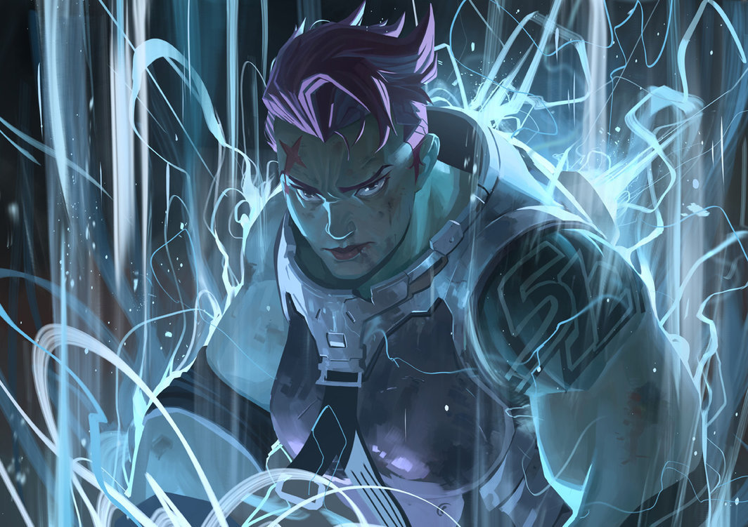 Zarya - Art, Games, Overwatch, Zarya, Nesskain