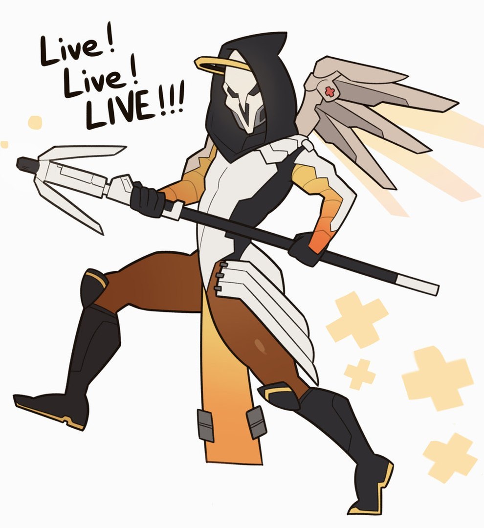 Live! Live! Live! - Overwatch, Reaper, Mercy, 