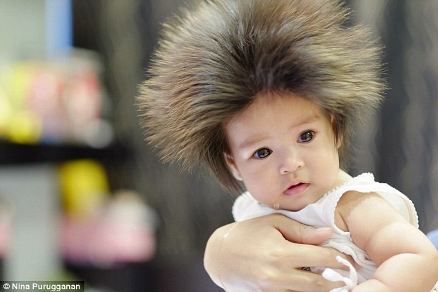 In Britain - fashion for hairy babies! - Children, Parents and children, Photo, Interesting, Hair, Longpost