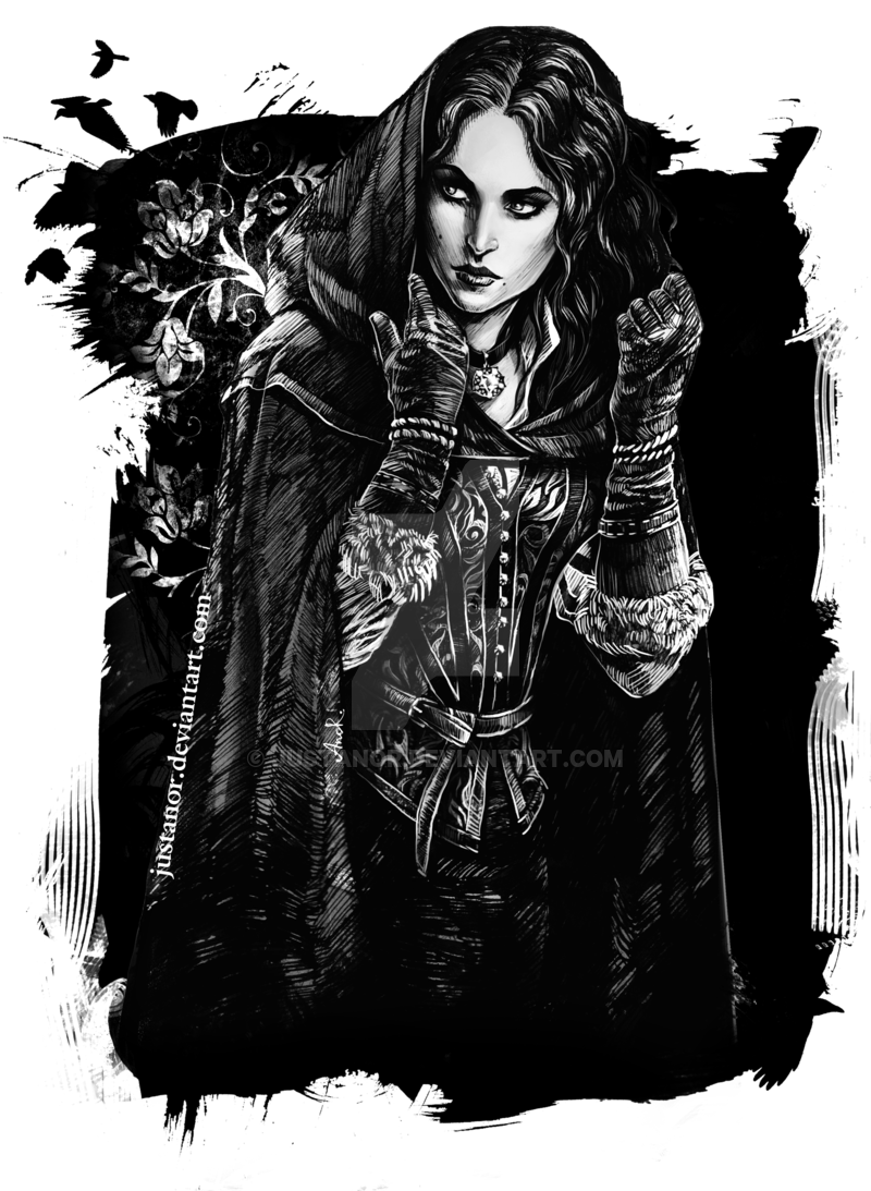 Witcher art collection - Witcher, Art, Geralt of Rivia, Ciri, Longpost, Yennefer, Justanor, 