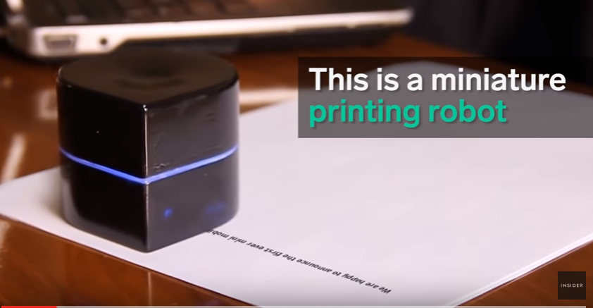 Portable Robot Printer - a printer, Technics, Robot, New items, Interesting