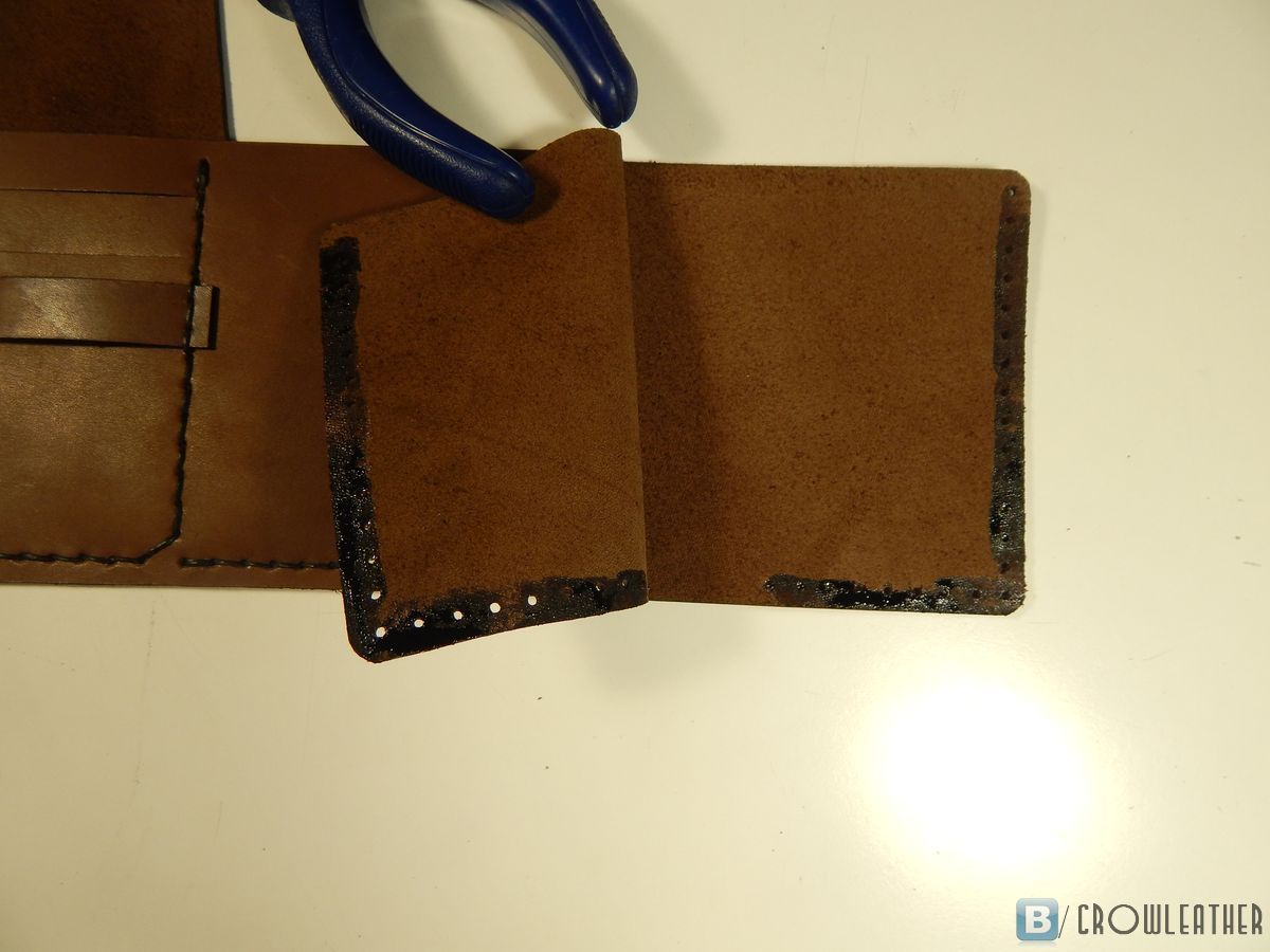 Walter Mitty wallet - My, Leather, Wallet, Wallet, Needlework, Handmade, Longpost, The Incredible Life of Walter Mitty