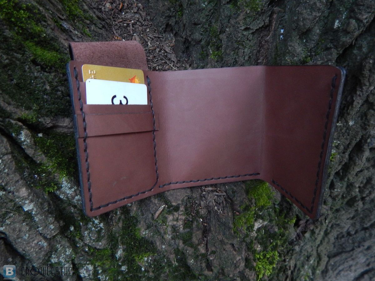 Walter Mitty wallet - My, Leather, Wallet, Wallet, Needlework, Handmade, Longpost, The Incredible Life of Walter Mitty