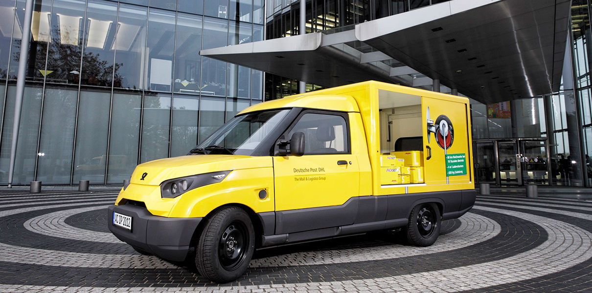 Deutsche Post made their own electric car. - Deutsche Post, Photo, Electric car