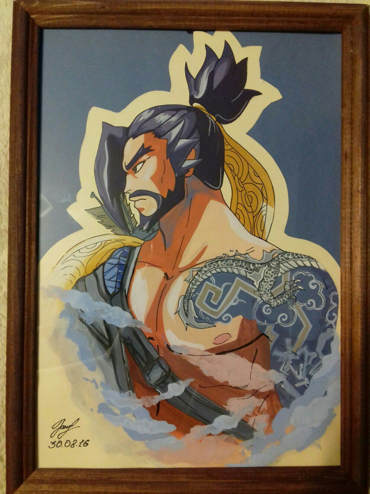 May the dragon swallow you! - My, Blizzard, Hanzo, Overwatch, , Longpost