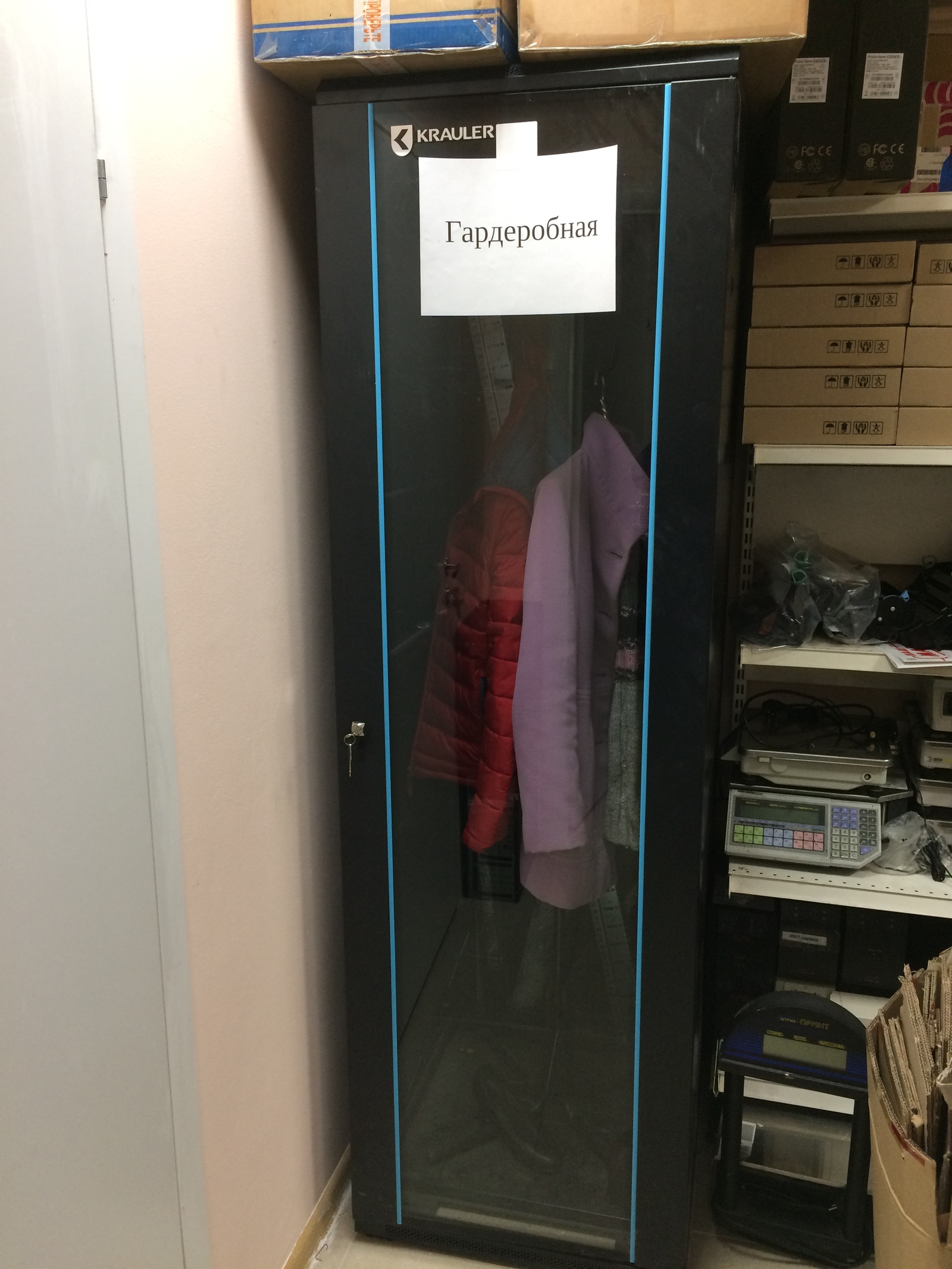 When a new equipment cabinet arrived at work - My, Wardrobe, Server, Work