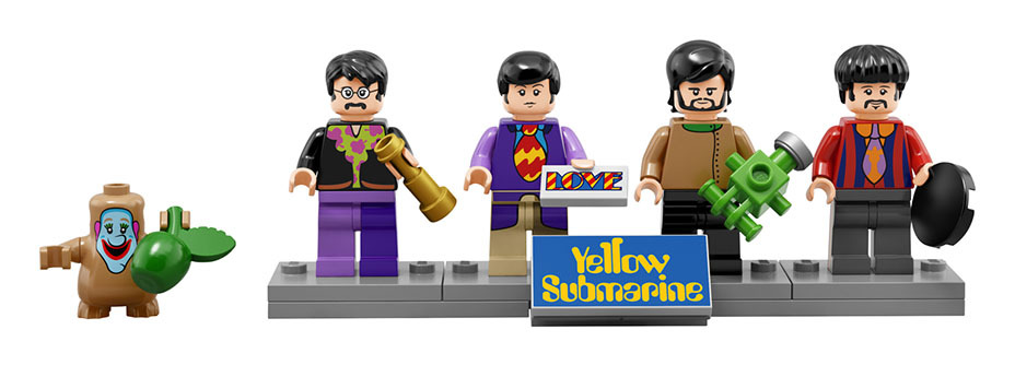 Lego добрался до битлов - LEGO, The Beatles, Yellow submarine, Видео, Длиннопост