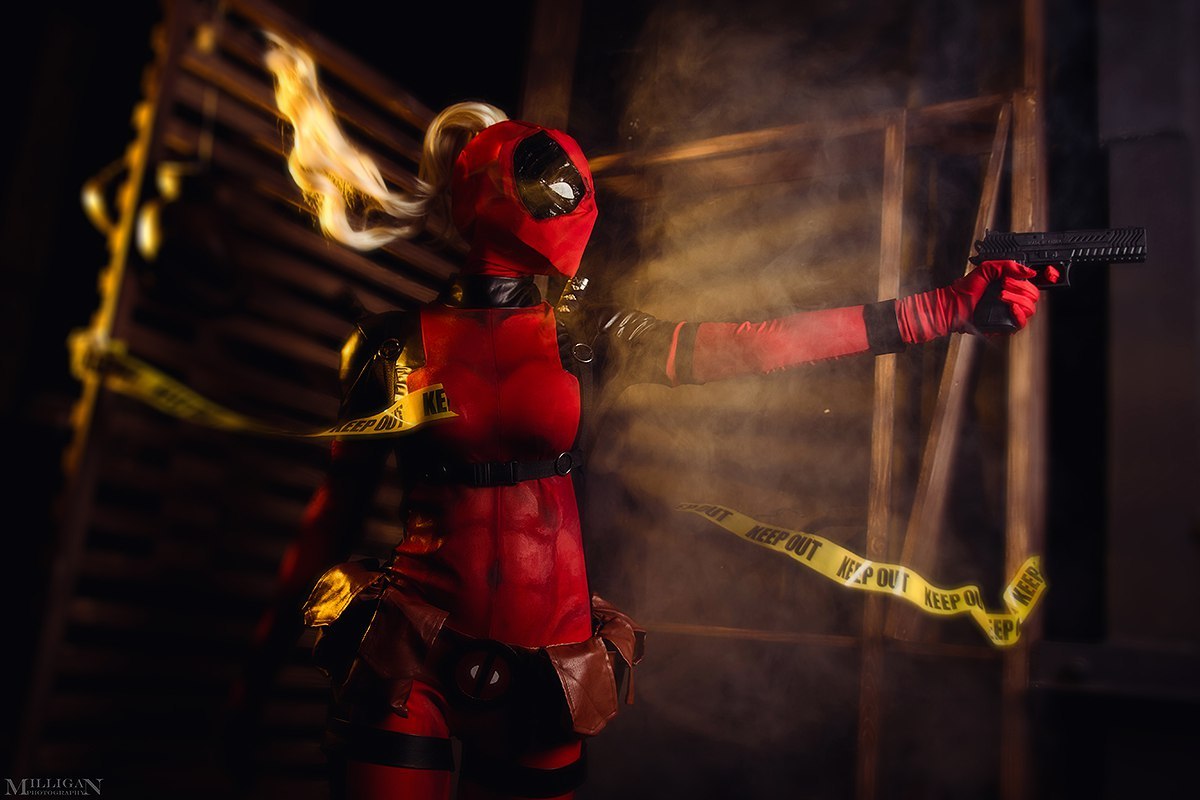 Lady deadpool - Deadpool, Marvel, Cosplay, , Longpost, Girls