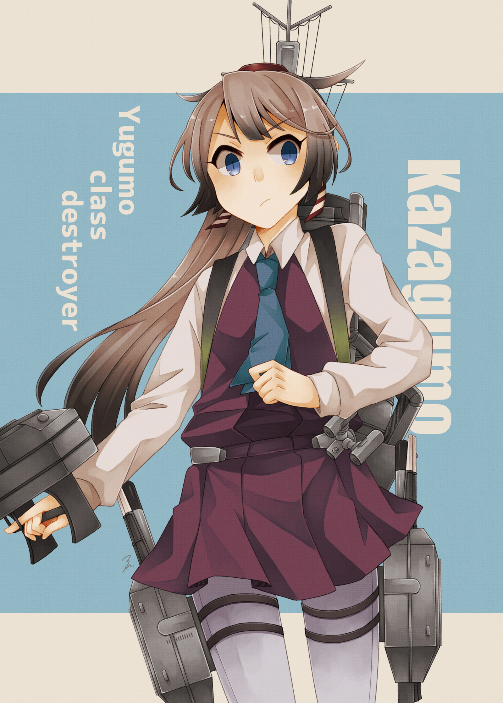 Yugumo class destroyers - Kantai collection, Anime art, Kanmusu, , Makigumo, Kazagumo, Akigumo, Longpost