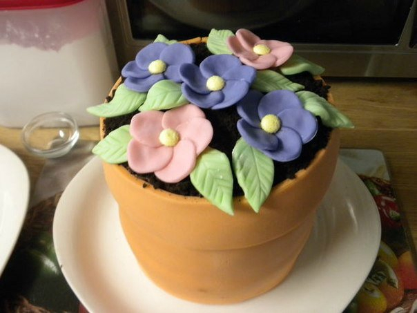 Baba flowers... - Cake, Photo, Longpost, Flowers, , beauty, Yummy