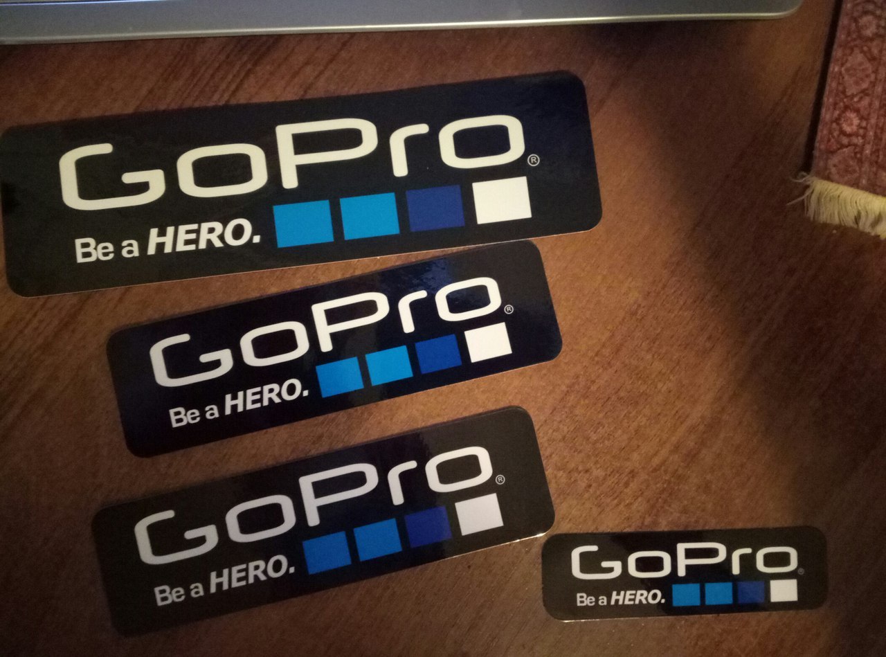 GoPro Stickers - My, GoPRO, Freebie