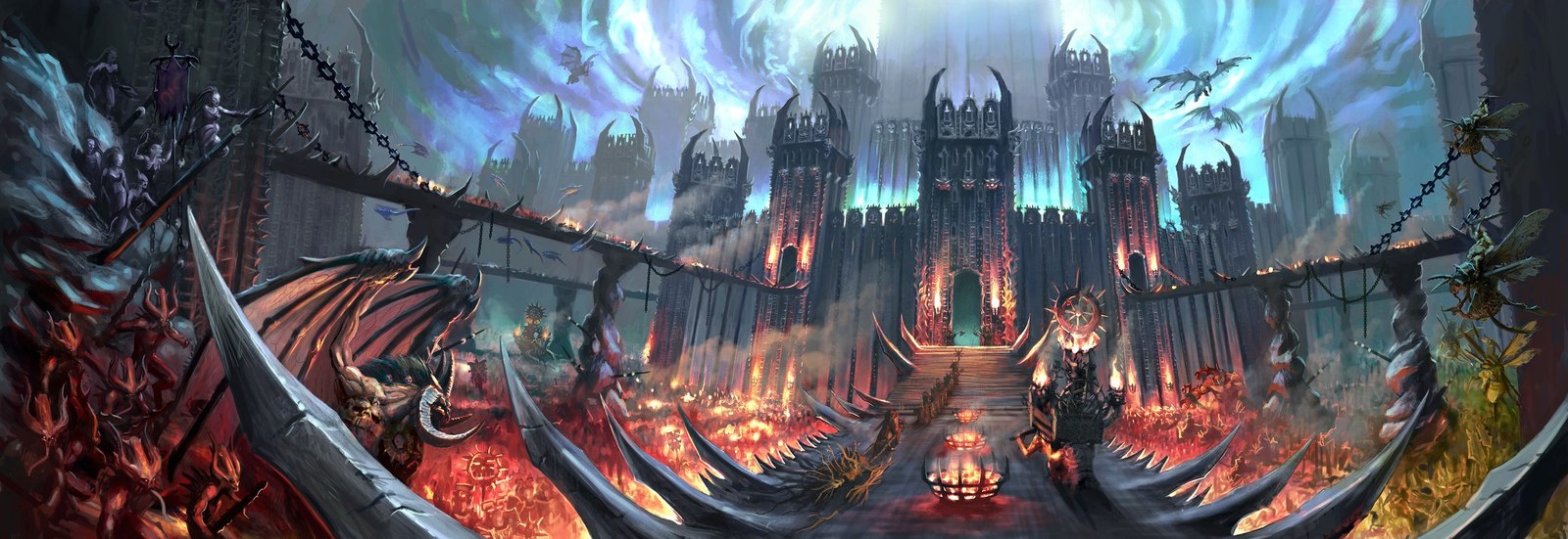 For the Dark Gods! - Warhammer: age of sigmar, Warhammer, Chaos, Art, A selection, Longpost