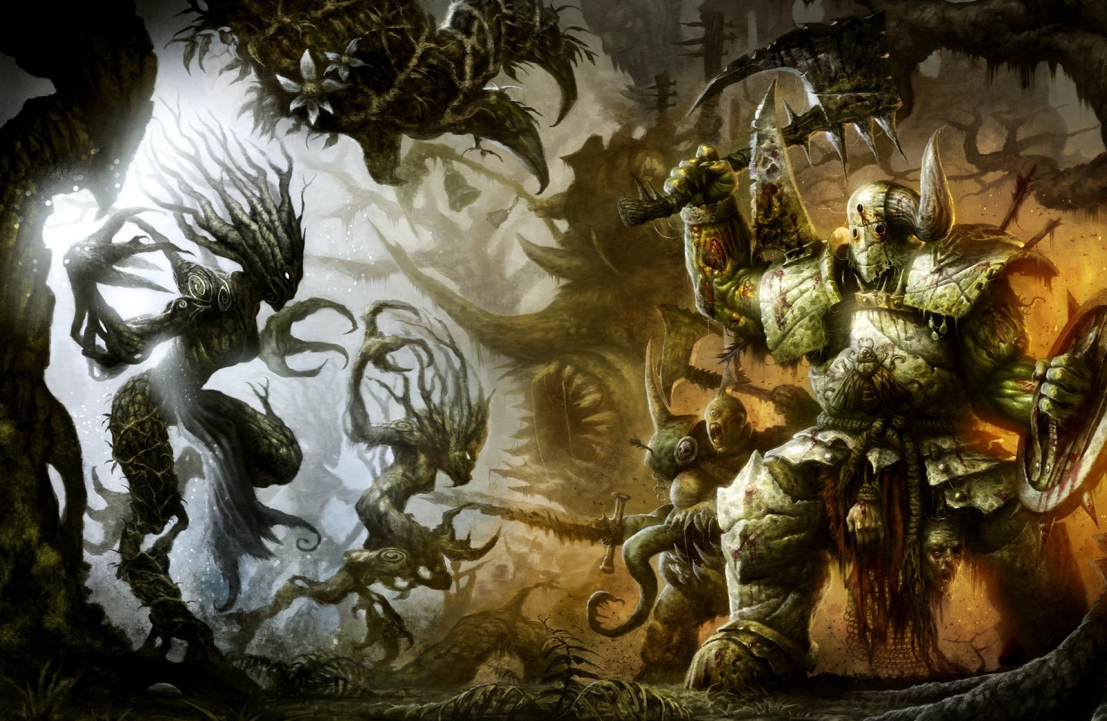 For the Dark Gods! - Warhammer: age of sigmar, Warhammer, Chaos, Art, A selection, Longpost