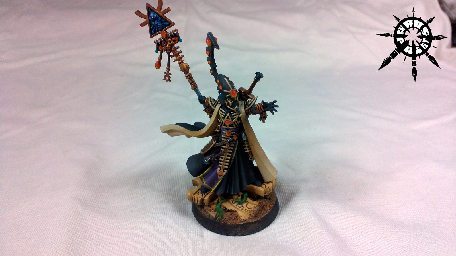 Eldrad Ulthran - My, Painting, Miniature, Warhammer 40k, Eldar, Eldrad Ulthran