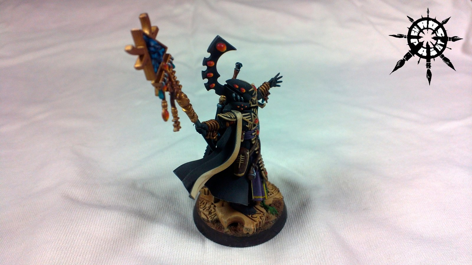 Eldrad Ulthran - My, Painting, Miniature, Warhammer 40k, Eldar, Eldrad Ulthran