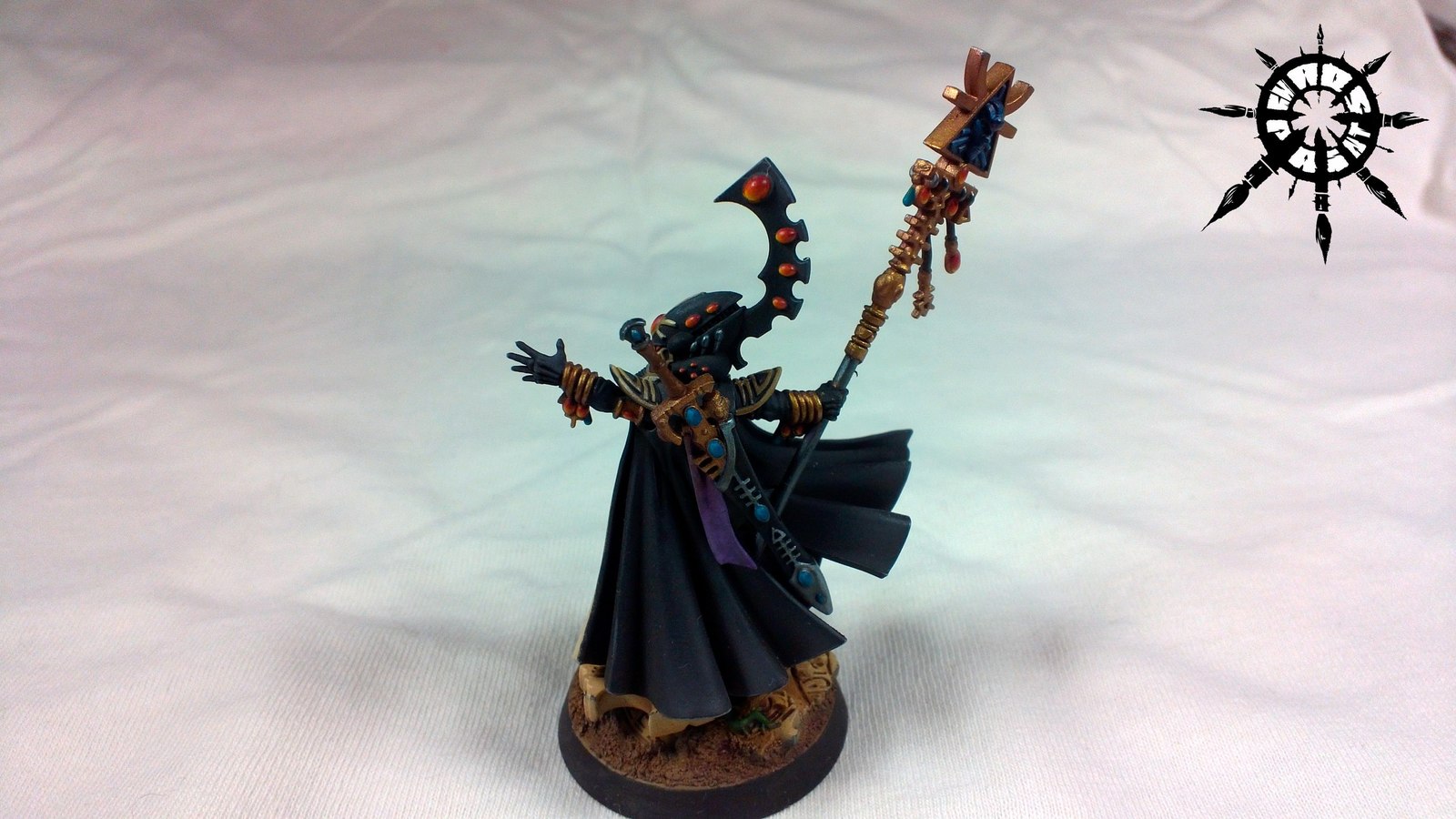 Eldrad Ulthran - My, Painting, Miniature, Warhammer 40k, Eldar, Eldrad Ulthran