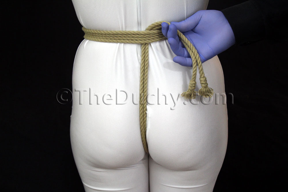 Harnesses for wearing under clothes (Rope Dress). Part 4.2 - Thigh strapping - Step by step instructions #2. - NSFW, Daytime, BDSM, Shibari, Bondage, Copy-paste, Not mine, Pleasure, Strawberry, Longpost