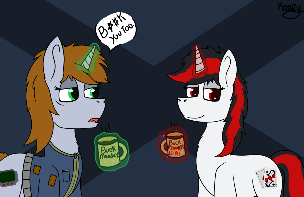 Buckin mares - My little pony, Fallout: Equestria, Foe: Project Horizons, Blackjack MLP, Littlepip, MLP Blackjack