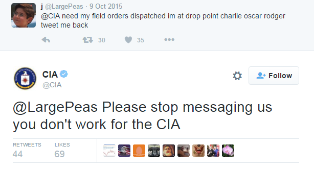 When the CIA lost its nerve - Boy, CIA, Twitter