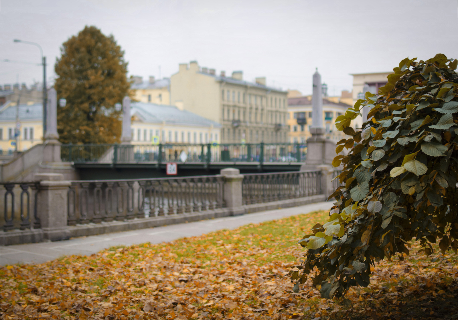 Красногвардейский мост - Моё, Санкт-Петербург, Осень